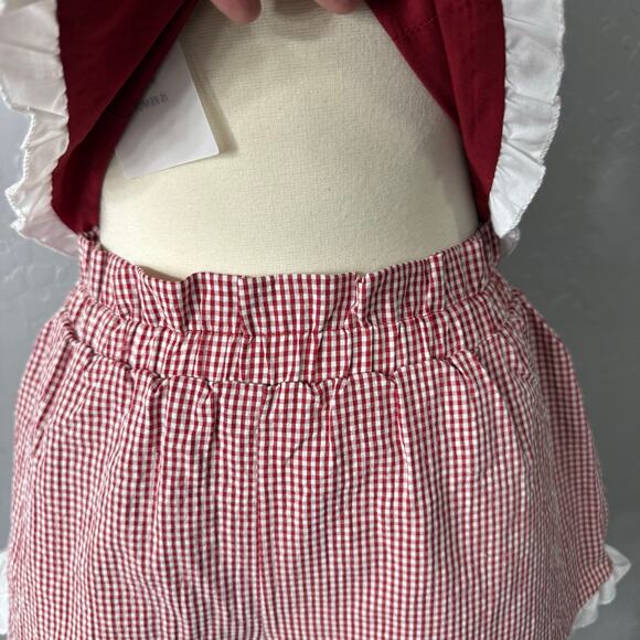 More To Come Kyla Short Set, Red Gingham, XS - Picture 2 of 5